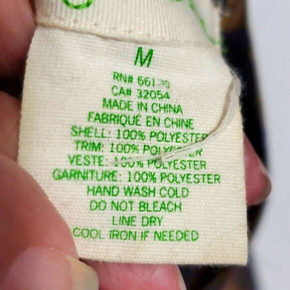 UO Staring at the Stars Boho Brown Smokey Abstrsct Pleated Cuffed Sleeves Top - Picture 13 of 13